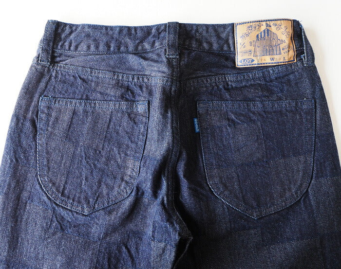 BLUE LOOM Block Denim 12oz One Wash Slim Straight Jeans [BL-BD5SL-2904] 