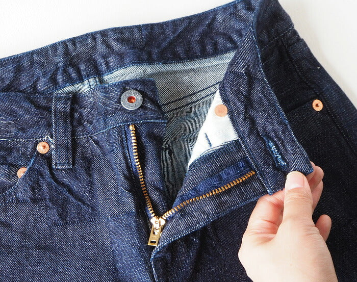 BLUE LOOM Block Denim 12oz One Wash Slim Straight Jeans [BL-BD5SL-2904] 