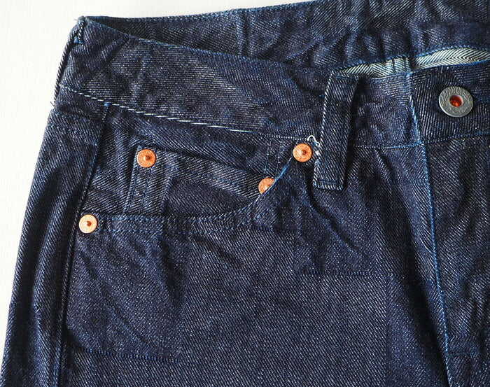 BLUE LOOM Block Denim 12oz One Wash Slim Straight Jeans [BL-BD5SL-2904] 
