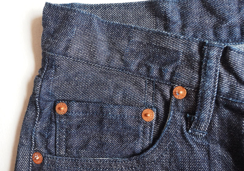 BLUE LOOM Block Denim 12oz One Wash Straight Jeans [BL-BD5ST-R]