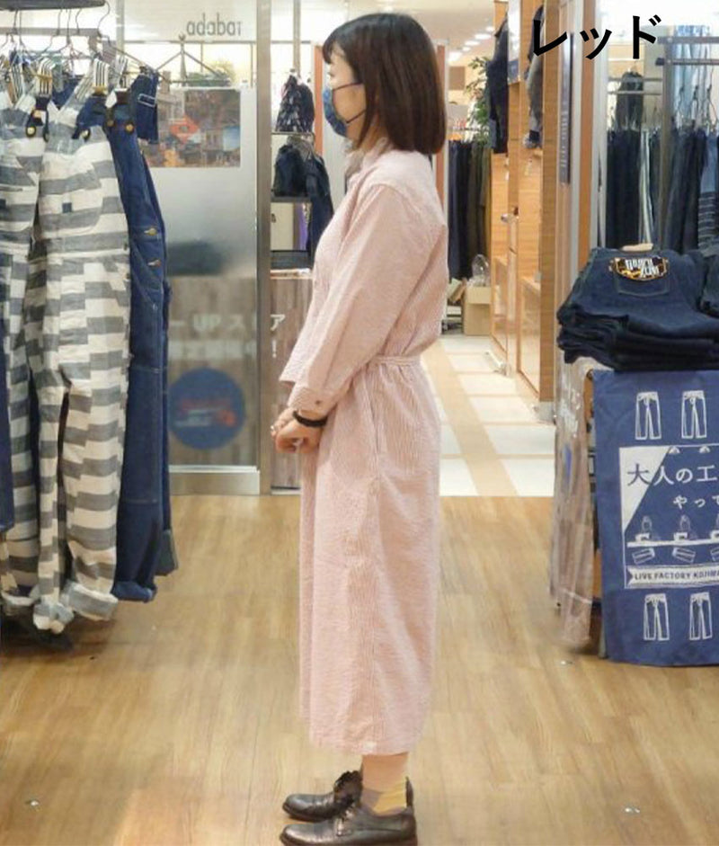 graphzero Fisherman One Piece Blue Red Mocha Ladies [BL-FSOP-0405]