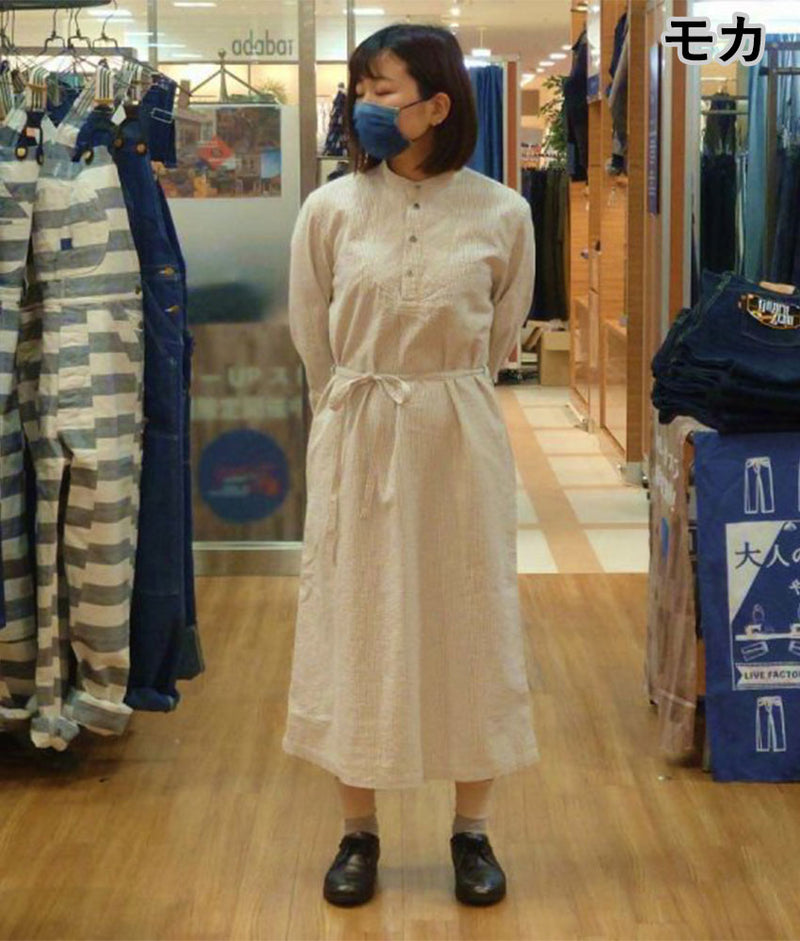 graphzero Fisherman One Piece Blue Red Mocha Ladies [BL-FSOP-0405]