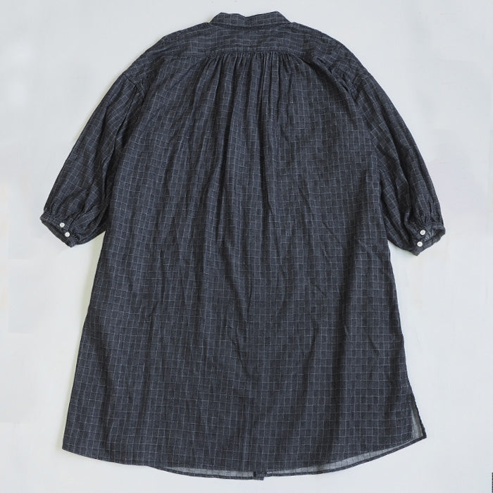 BLUE LOOM Makignon Dress Herringbone Block Check Ladies Free Size [BL-MQOP-0406-HB]