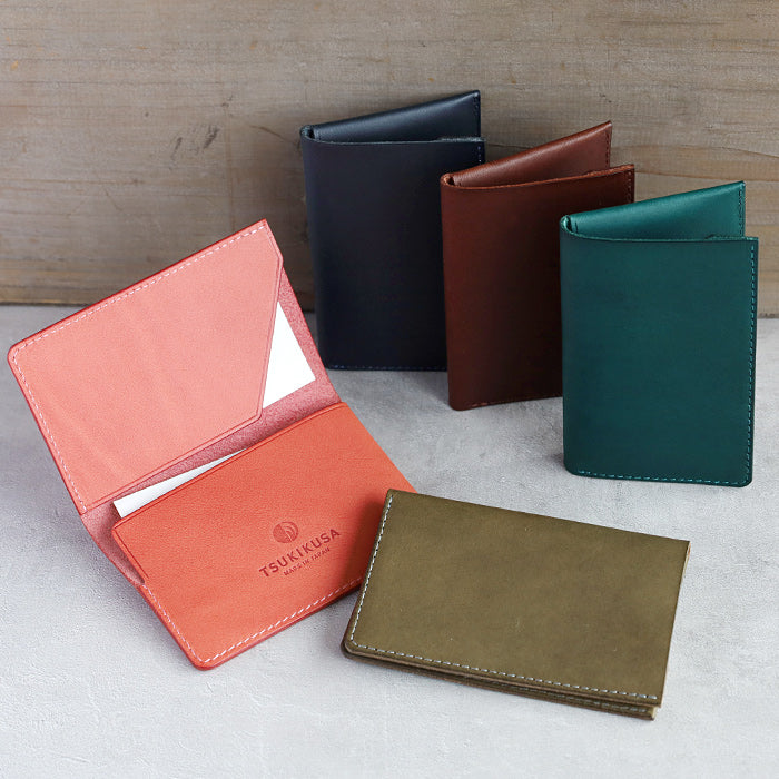 【5色】TSUKIKUSA (ツキクサ) 薄型 名刺入れ【Nazuna】 [CAC-1]
