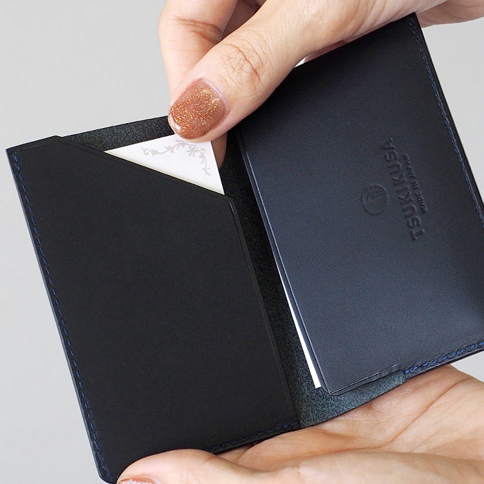 【5色】TSUKIKUSA (ツキクサ) 薄型 名刺入れ【Nazuna】 [CAC-1]