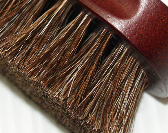 [For general care of leather products] Leather workshop PARLEY Recommended care products Collonil POLISHING BRUSH Horse hair brush [CS-07] 