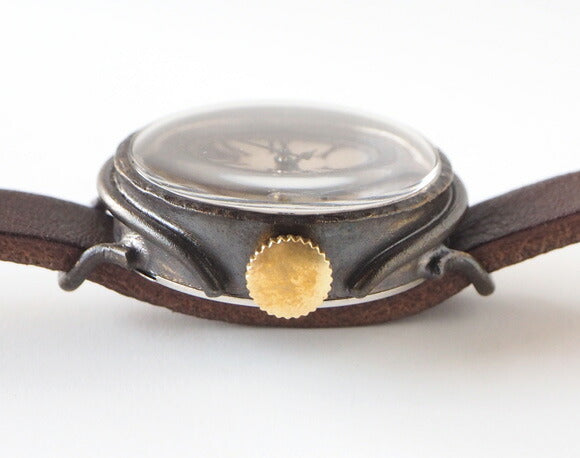 JOIE INFINIE DESIGN（ジョイ アンフィニィ デザイン）手作り腕時計“NEUTRAL-boy's -ニュートラル・ボーイズ-”イタリアンレザーベルト [D-10500]