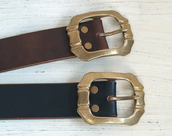 Dady Horween Aniline Chromexcel Leather Plain Belt Men's [DD1058] 