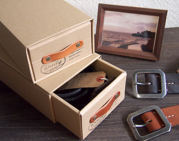 Dady Men's Vintage Oil Leather Garrison Belt [DD1201] 