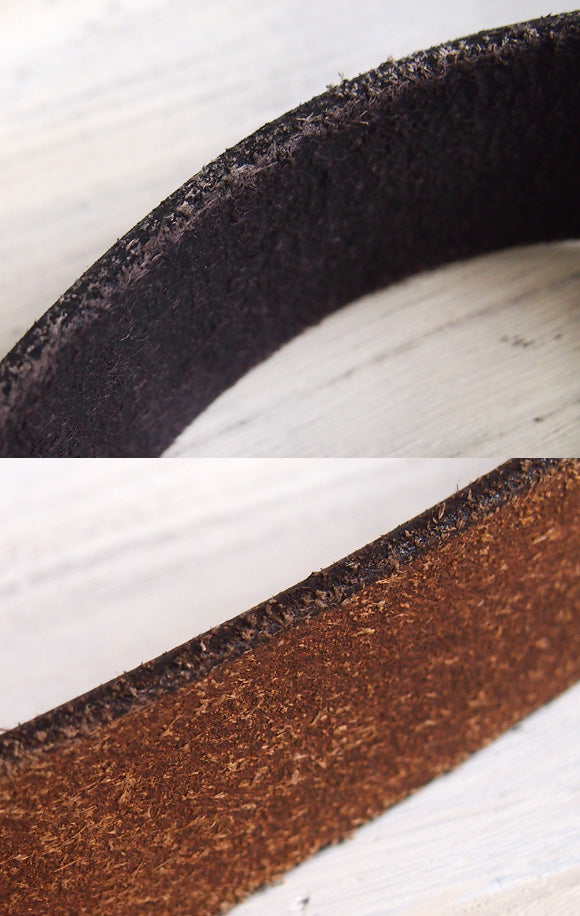 Dady Men's Vintage Oil Leather Double Ring Belt [DD1202] 