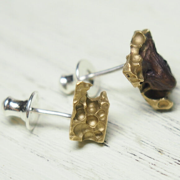 DECOvienya handmade accessories mouse and cheese earrings set of 2 [DE-034] 