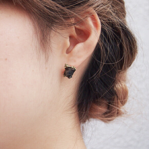 DECOvienya handmade accessories mouse and cheese earrings set of 2 [DE-034] 