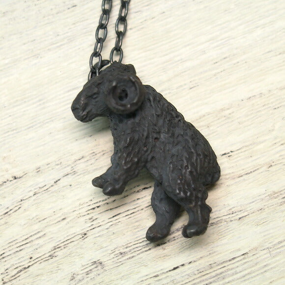DECOvienya handmade accessory sheep pendant male black [DE-049] 