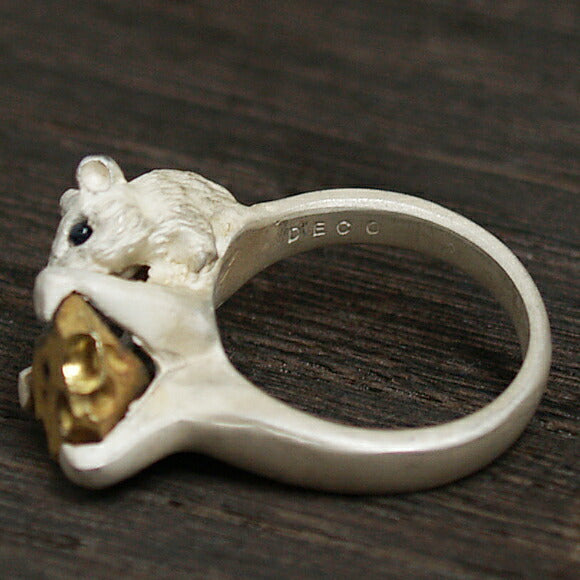 DECOvienya Handcrafted Accessory Rat Claw Ring White [DE-058] 