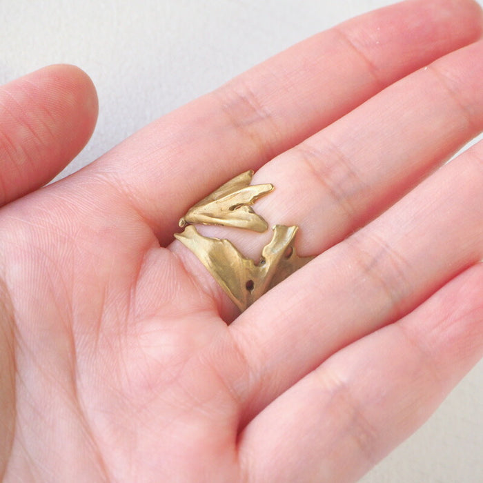 DECOvienya handmade accessories bat ring gold [DE-063G] 