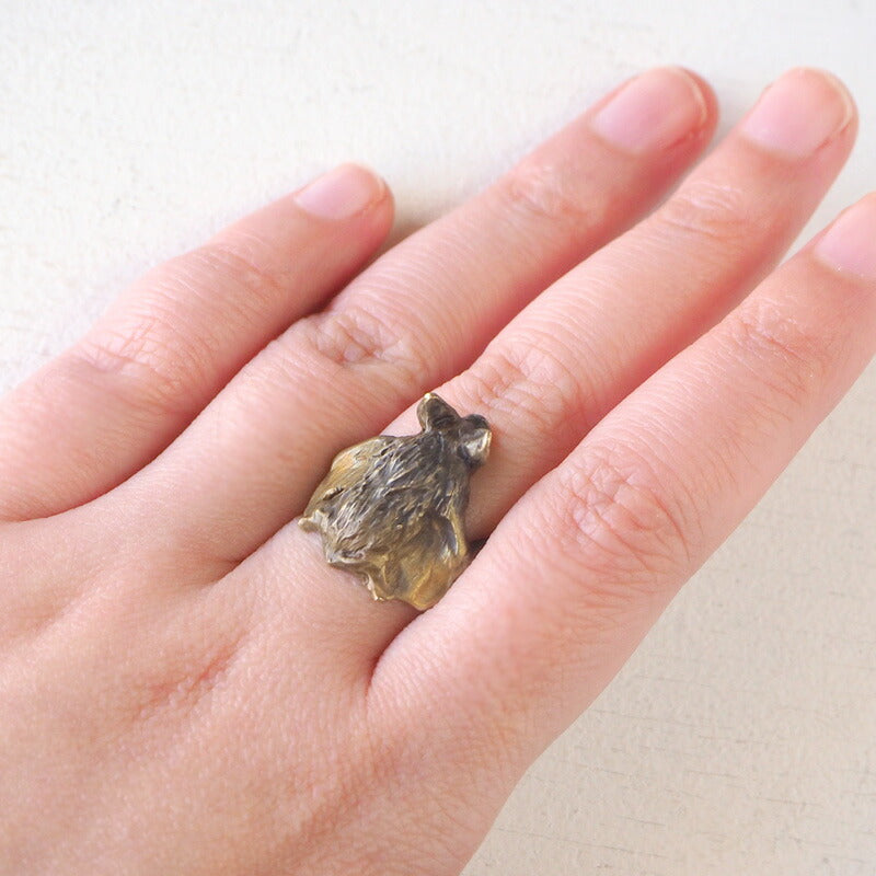 DECOvienya handmade accessories bat ring gold [DE-063G] 