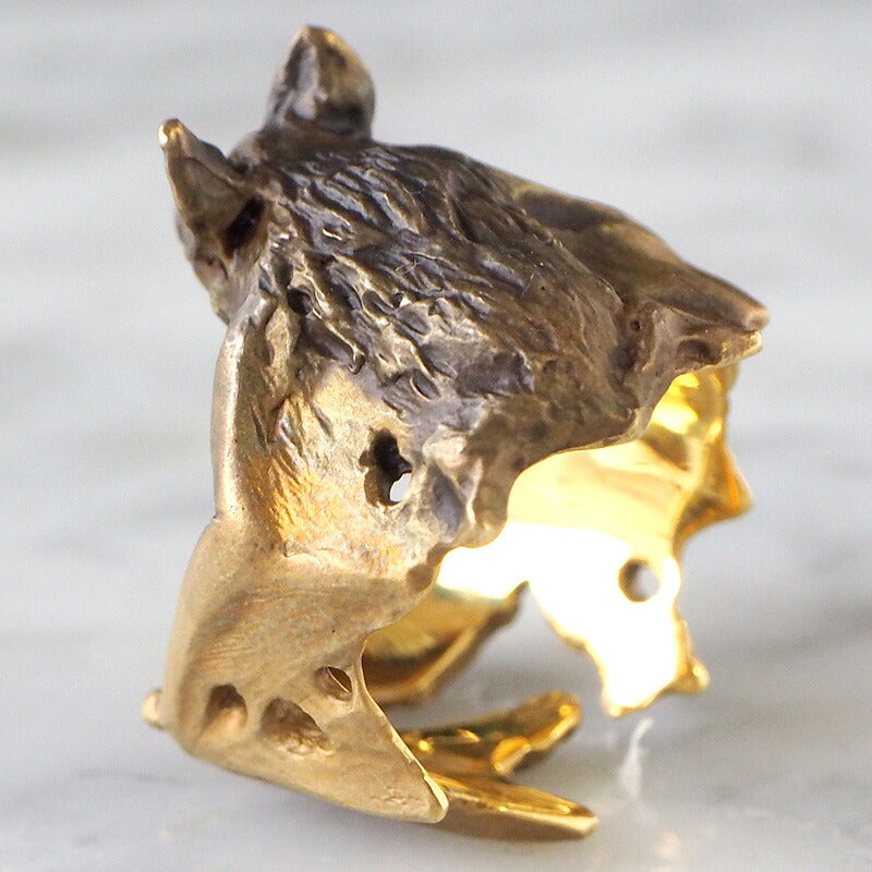 DECOvienya handmade accessories bat ring gold [DE-063G] 