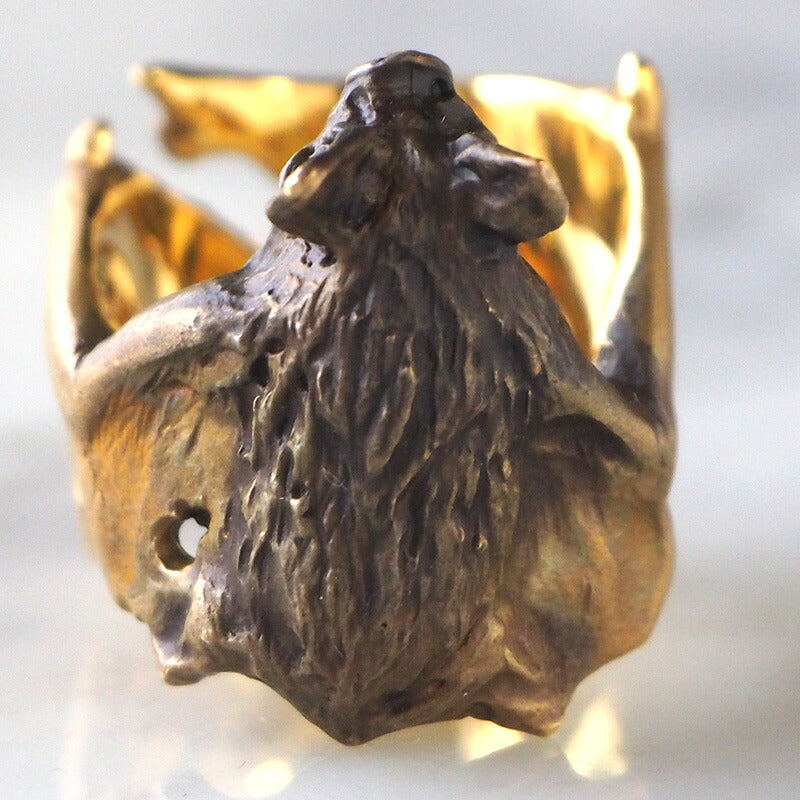 DECOvienya handmade accessories bat ring gold [DE-063G] 