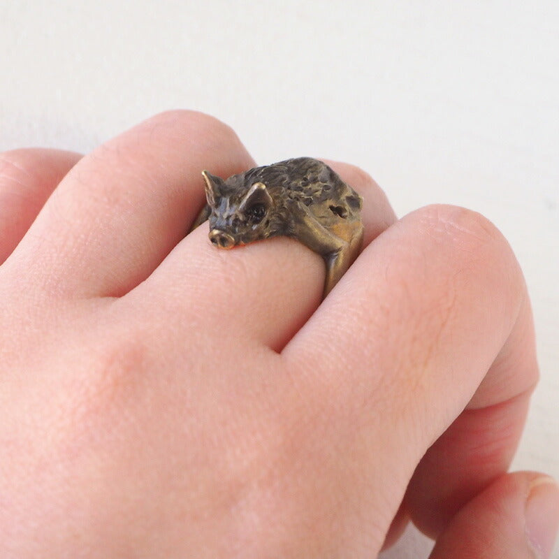 DECOvienya handmade accessories bat ring gold [DE-063G] 