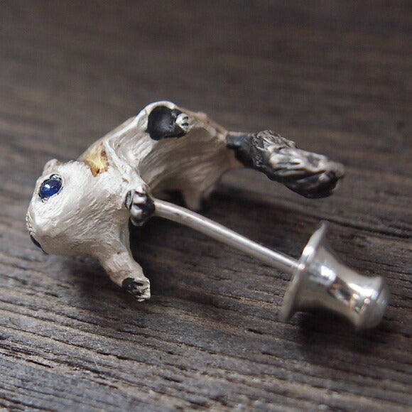 DECOvienya Handmade Accessories Momonga Earrings Silver One Ear [DE-085] 
