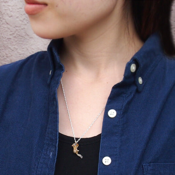 DECOvienya Handmade Accessories Momonga Necklace Silver [DE-097] 
