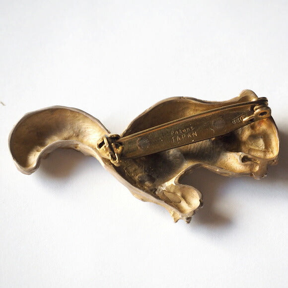 DECOvienya handmade accessories squirrel brooch silver [DE-111] 