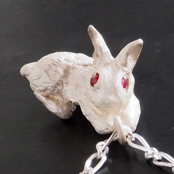 DECOvienya handmade accessories rabbit pendant white [DE-114W] 