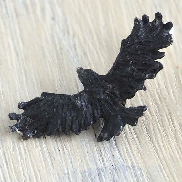 DECOvienya Handmade Accessories Flying Crow Earrings Black One Ear [DE-117B] 