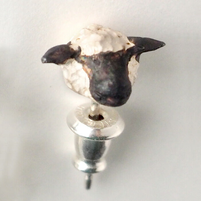 DECOvienya handmade accessories sheep earrings female silver set of 2 [DE-121] 