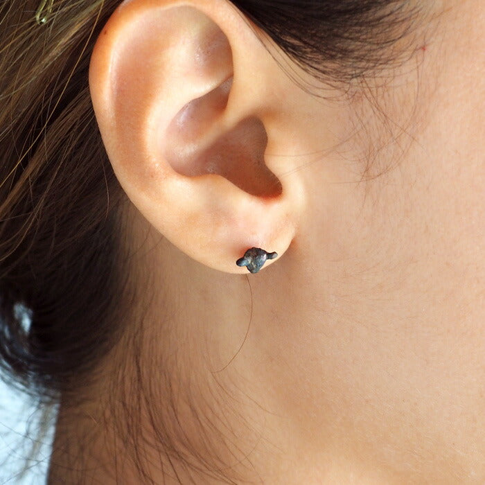 DECOvienya handmade accessories sheep earrings female silver set of 2 [DE-121] 