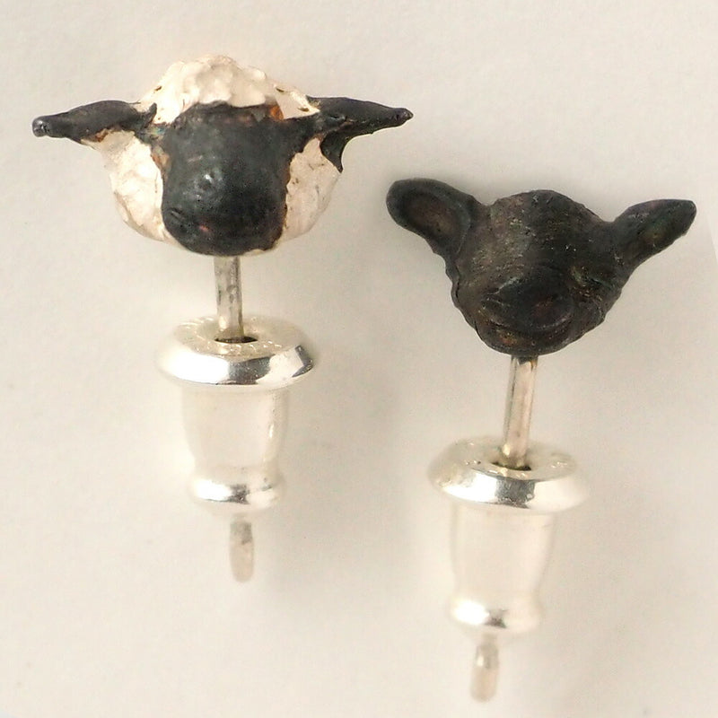 DECOvienya handmade accessories sheep earrings female silver set of 2 [DE-121] 