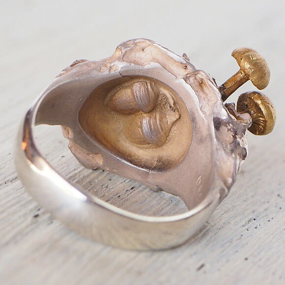 DECOvienya handmade accessories chipmunk ring Silver [DE-130] 