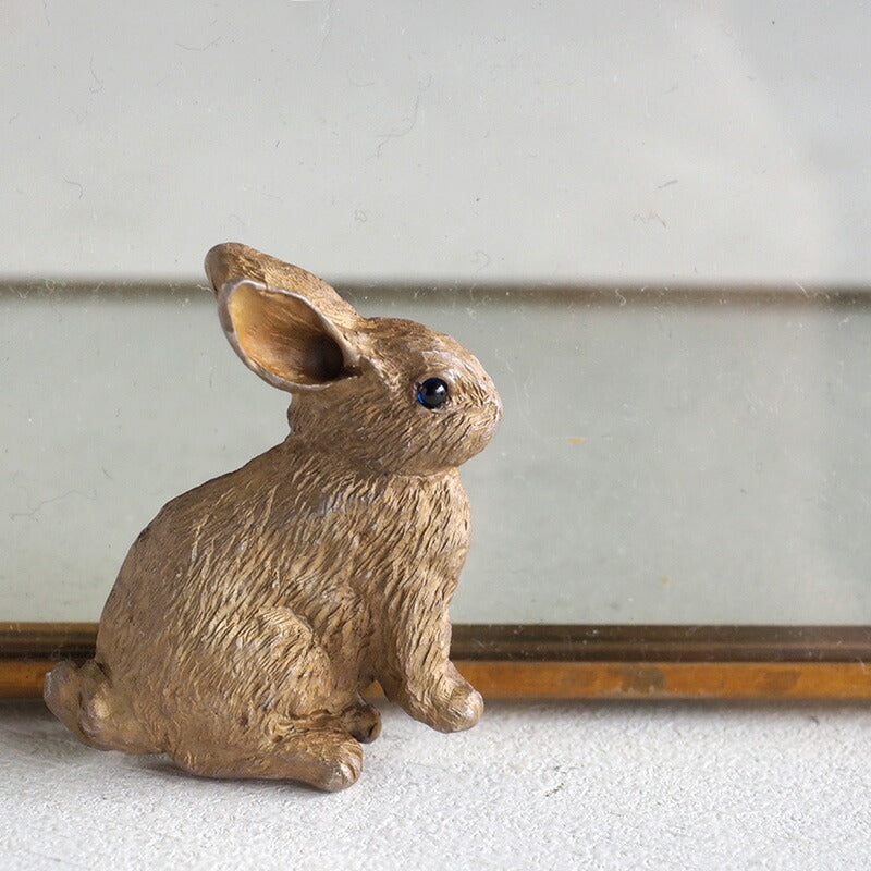 DECOvienya handmade accessories rabbit brooch silver [DE-154] 