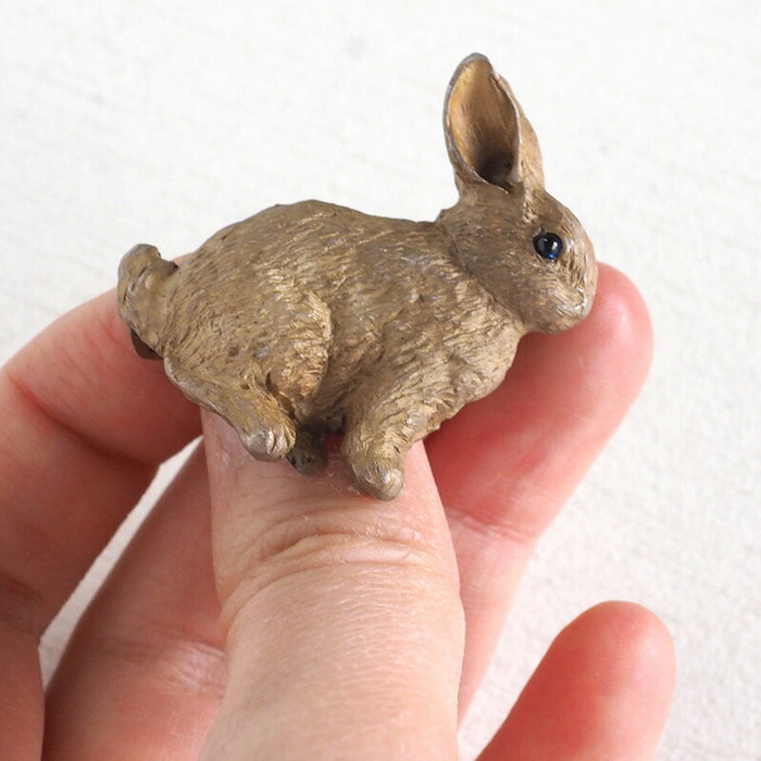 DECOvienya handmade accessories rabbit brooch silver [DE-154] 