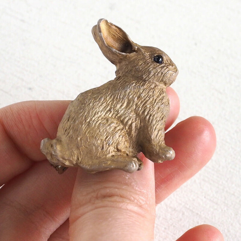 DECOvienya handmade accessories rabbit brooch silver [DE-154] 