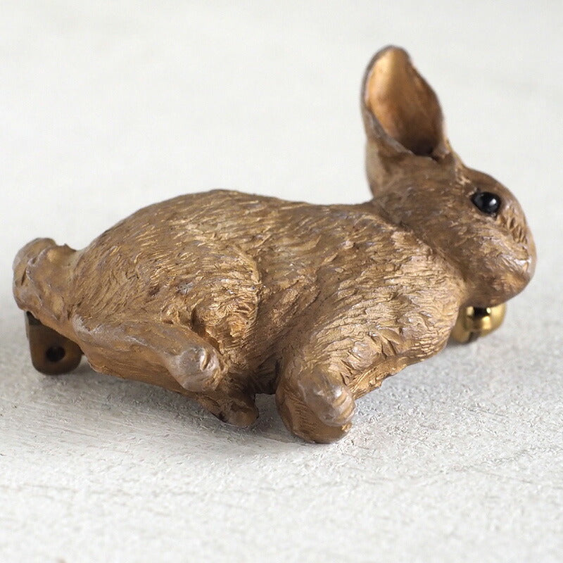 DECOvienya handmade accessories rabbit brooch silver [DE-154] 