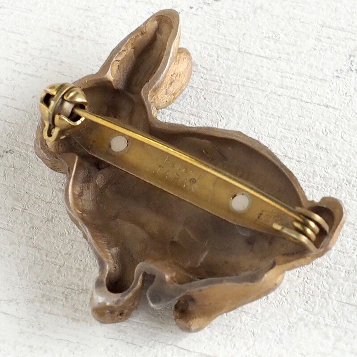 DECOvienya handmade accessories rabbit brooch silver [DE-154] 