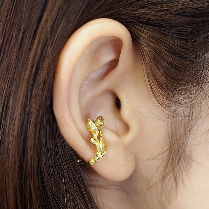 DECOvienya Handcrafted Accessories 橡子耳夾黃銅單耳女士 [DE-162G] 