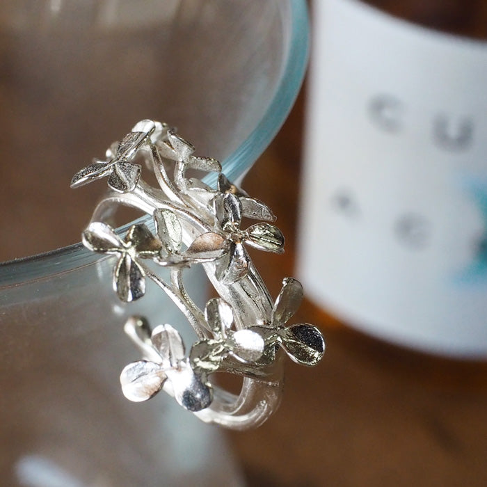 DECOvienya Handmade Accessories Clover Ear Cuff Silver 925 One Ear Ladies [DE-166S] 