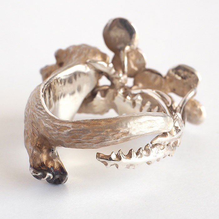 DECOvienya Handmade Accessories Otter Ring Silver 925 Ladies [DE-172] 
