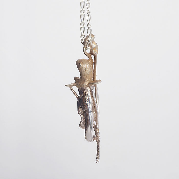 DECOvienya（デコヴィーニャ） カワウソのペンダント シルバー925 レディース[DE-189]