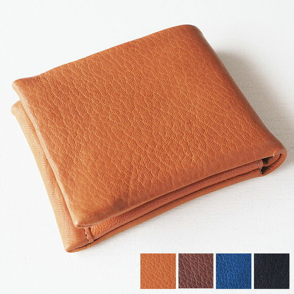 [4 colors] Leather workshop PARLEY “DEER SHIBU” bi-fold leather wallet [DS-26] 