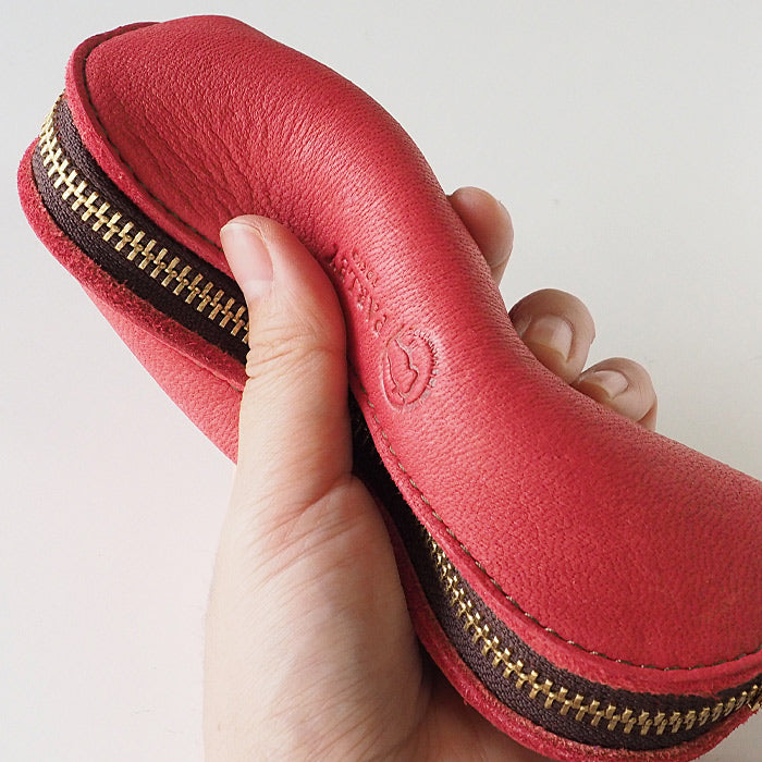 [9 colors] Leather workshop PARLEY glasses holder pen case ELK Finnish Elk [FE-05] 