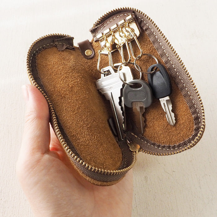 [8 colors] Leather Workshop PARLEY "ELK" Finnish Elk Key Case [FE-11] 