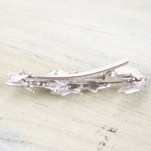 [2 colors] February (with lid) Hyacinth clip 18 gold or rhodium [FT-FSC-003] 