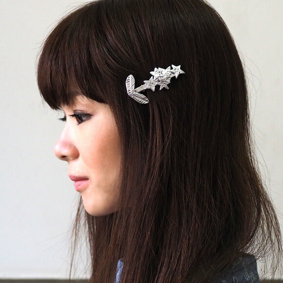 [2 colors] February (with lid) Hyacinth clip 18 gold or rhodium [FT-FSC-003] 