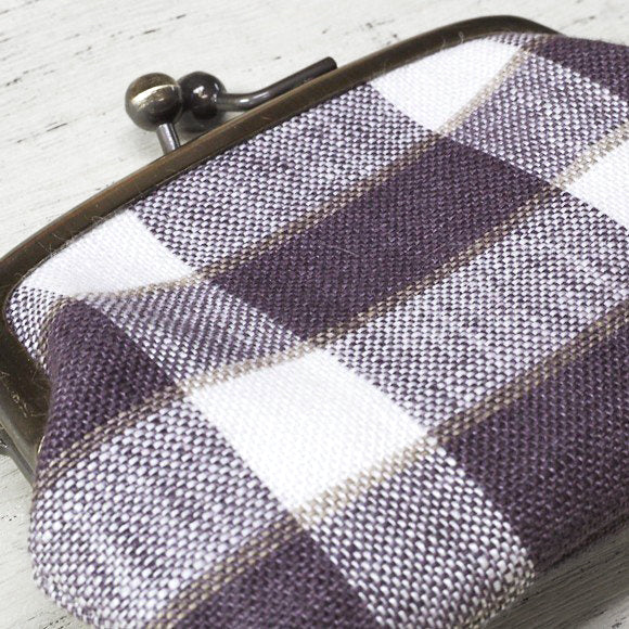 poussette Gamaguchi 2.9 inch “Rectangle Check Mulberry Rectangle Check Mulberry” [g29090011] 