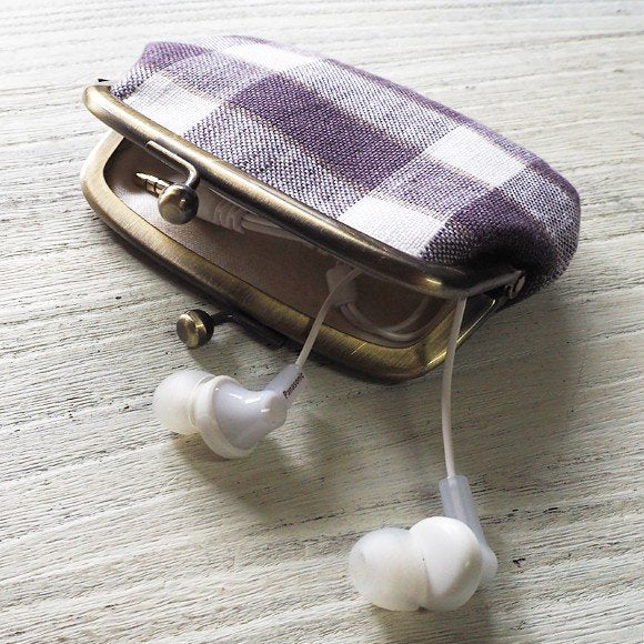 poussette Gamaguchi 2.9 inch “Rectangle Check Mulberry Rectangle Check Mulberry” [g29090011] 