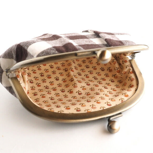 poussette Gamaguchi 3.3 inch “Gingham Check Choco” [g33070007] 