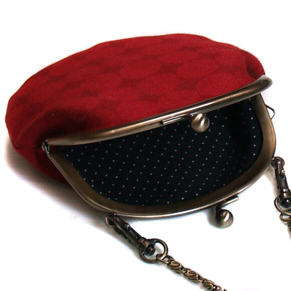 poussette Gamaguchi 3.3 inch “Large Dot Rouge Somble” with chain [g33100017k] 